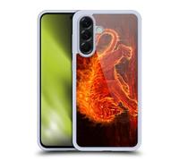 Head Case Designs Officially Licensed Christos Karapanos Flame Beast Horror 3 Gel Case [Military Grade Protection] Compatible With Samsung Galaxy A56 5G