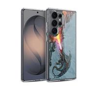 Head Case Designs Officially Licensed Christos Karapanos Power Of The Dragon Flame Mythical Art Gel Case [Military Grade] Compatible with Samsung Galaxy S26 Ultra and Compatible with MagSafe