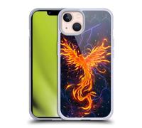 Head Case Designs Officially Licensed Christos Karapanos Rage Phoenix 3 Gel Case [Military Grade Protection] Compatible with Apple iPhone 13 and Compatible with MagSafe