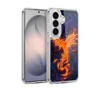 Head Case Designs Officially Licensed Christos Karapanos Rage Phoenix 3 Gel Case [Military Grade Protection] Compatible with Samsung Galaxy S26 Plus and Compatible with MagSafe