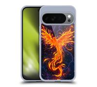 Head Case Designs Officially Licensed Christos Karapanos Rage Phoenix 3 Gel Case [Military Grade Protection] Compatible with Google Pixel 10 and Compatible with MagSafe