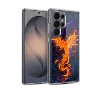 Head Case Designs Officially Licensed Christos Karapanos Rage Phoenix 3 Gel Case [Military Grade Protection] Compatible with Samsung Galaxy S26 Ultra and Compatible with MagSafe