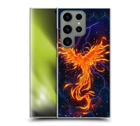 Head Case Designs Officially Licensed Christos Karapanos Rage Phoenix 3 Hard Back Case Compatible With Samsung Galaxy S24 Ultra 5G