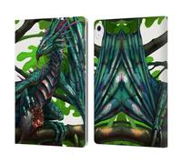 Head Case Designs Officially Licensed Christos Karapanos The Fig Eater Mythical Leather Wallet Case Compatible With Apple iPad Air 13 2024/2025