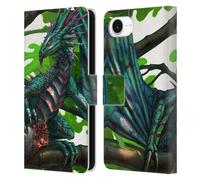 Head Case Designs Officially Licensed Christos Karapanos The Fig Eater Mythical Leather Wallet Case Compatible With Apple iPhone 16e