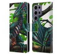 Head Case Designs Officially Licensed Christos Karapanos The Fig Eater Mythical Leather Wallet Case Compatible with Samsung Galaxy S25 Ultra