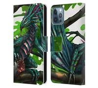 Head Case Designs Officially Licensed Christos Karapanos The Fig Eater Mythical Leather Wallet Case Compatible With Apple iPhone 12 / iPhone 12 Pro