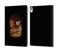 Head Case Designs Officially Licensed Christos Karapanos The Training Dark Hours Leather Wallet Case Compatible With Apple iPad Air 13 2024/2025