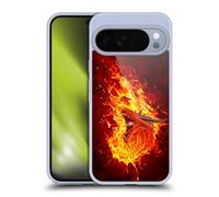 Head Case Designs Officially Licensed Christos Karapanos Through The Flames Mythical Gel Case [Military Grade Protection] Compatible with Google Pixel 10 Pro XL and Compatible with MagSafe