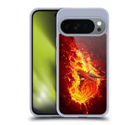 Head Case Designs Officially Licensed Christos Karapanos Through The Flames Mythical Gel Case [Military Grade Protection] Compatible with Google Pixel 10 and Compatible with MagSafe