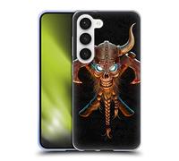 Head Case Designs Officially Licensed Christos Karapanos Viking Horror 4 Gel Case [Military Grade Protection] Compatible With Samsung Galaxy S23 5G