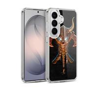 Head Case Designs Officially Licensed Christos Karapanos Viking Horror 4 Gel Case [Military Grade Protection] Compatible with Samsung Galaxy S26 and Compatible with MagSafe