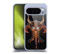 Head Case Designs Officially Licensed Christos Karapanos Viking Horror 4 Gel Case [Military Grade Protection] Compatible with Google Pixel 10 Pro XL and Compatible with MagSafe