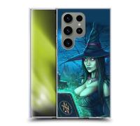 Head Case Designs Officially Licensed Christos Karapanos Witch Dark Hours Gel Case [Military Grade Protection] Compatible With Samsung Galaxy S24 Ultra 5G