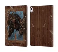 Head Case Designs Officially Licensed Christos Karapanos Your Last Breath Horror 3 Leather Wallet Case Compatible With Apple iPad Air 13 2024/2025