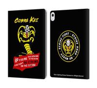 Head Case Designs Officially Licensed Cobra Kai Be Strong Logo Composed Art Leather Wallet Case Compatible With Apple iPad Air 13 2024/2025
