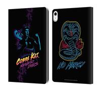 Head Case Designs Officially Licensed Cobra Kai Johnny Lawrence Never Dies Key Art Leather Wallet Case Compatible With Apple iPad 10.9 2022/2025