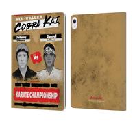Head Case Designs Officially Licensed Cobra Kai Karate Championship Graphics 2 Leather Wallet Case Compatible With Apple iPad Air 13 2024/2025