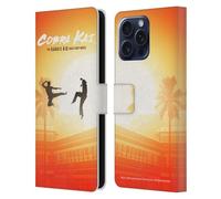 Head Case Designs Officially Licensed Cobra Kai Karate Kid Saga Graphics Leather Wallet Case Compatible With Apple iPhone 16 Pro Max