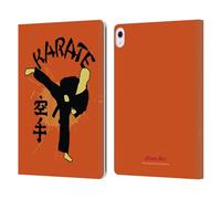 Head Case Designs Officially Licensed Cobra Kai Karate Logo Graphics 2 Leather Wallet Case Compatible With Apple iPad Air 13 2024/2025
