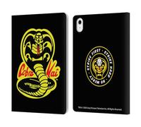 Head Case Designs Officially Licensed Cobra Kai Logo Graphics Leather Wallet Case Compatible With Apple iPad Air 11 2020/2022/2024/2025