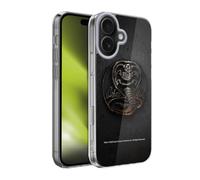 Head Case Designs Officially Licensed Cobra Kai Metal Logo Graphics Gel Case [Military Grade Protection] Compatible With Apple iPhone 17