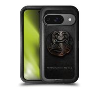 Head Case Designs Officially Licensed Cobra Kai Metal Logo Graphics Ultra-Armoured Shockproof Case [Military Grade Protection] Compatible With Google Pixel 9 / Pixel 9 Pro
