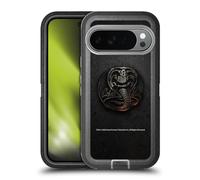 Head Case Designs Officially Licensed Cobra Kai Metal Logo Graphics Ultra-Armoured Shockproof Case [Military Grade Protection] Compatible With Google Pixel 10