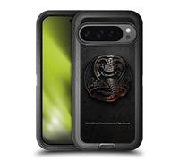 Head Case Designs Officially Licensed Cobra Kai Metal Logo Graphics Ultra-Armoured Shockproof Case [Military Grade Protection] Compatible With Google Pixel 9 Pro XL