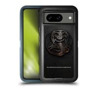 Head Case Designs Officially Licensed Cobra Kai Metal Logo Graphics Ultra-Armoured Shockproof Case [Military Grade Protection] Compatible With Google Pixel 8