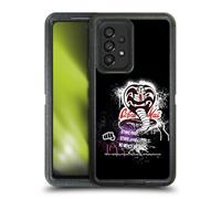 Head Case Designs Officially Licensed Cobra Kai No Mercy Logo Composed Art Ultra-Armoured Shockproof Case [Military Grade Protection] Compatible With Samsung Galaxy A53 5G (2022)