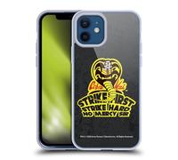 Head Case Designs Officially Licensed Cobra Kai Strike Hard Logo Graphics 2 Gel Case [Military Grade Protection] Compatible with Apple iPhone 12 / iPhone 12 Pro and Compatible with MagSafe