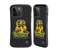 Head Case Designs Officially Licensed Cobra Kai Strike Hard Logo Graphics 2 Hybrid Case Compatible With Apple iPhone 15 Pro Max