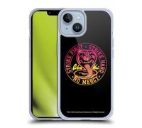Head Case Designs Officially Licensed Cobra Kai Strike Hard Logo Key Art Gel Case [Military Grade Protection] Compatible With Apple iPhone 14