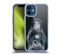 Head Case Designs Officially Licensed Corpse Bride Flower Key Art Gel Case [Military Grade Protection] Compatible with Apple iPhone 12 Mini and Compatible with MagSafe