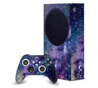 Head Case Designs Officially Licensed Cosmo18 Galaxy Art Mix Game Console Wrap and Game Controller Skin Bundle Compatible With Xbox Series S