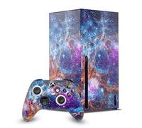 Head Case Designs Officially Licensed Cosmo18 Lobster Nebula Art Mix Game Console Wrap and Game Controller Skin Bundle Compatible With Xbox Series X