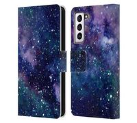 Head Case Designs Officially Licensed Cosmo18 Milky Way Space Leather Wallet Case Compatible With Samsung Galaxy S21 5G