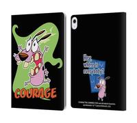 Head Case Designs Officially Licensed Courage The Cowardly Dog Character Art Graphics Leather Wallet Case Compatible With Apple iPad Air 13 2024/2025