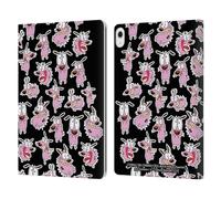 Head Case Designs Officially Licensed Courage The Cowardly Dog Pattern Graphics Leather Wallet Case Compatible With Apple iPad Air 13 2024/2025