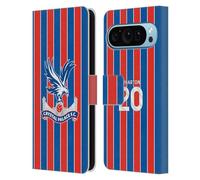 Head Case Designs Officially Licensed Crystal Palace FC Adam Wharton 2025/26 Players Home Kit Leather Wallet Case Compatible With Google Pixel 9 / Pixel 9 Pro