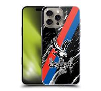 Head Case Designs Officially Licensed Crystal Palace FC Black Marble Crest Hard Back Case Compatible With Apple iPhone 16 Pro Max