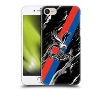 Head Case Designs Officially Licensed Crystal Palace FC Black Marble Crest Hard Back Case Compatible With Apple iPhone 7/8 / SE 2020 & 2022