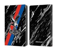 Head Case Designs Officially Licensed Crystal Palace FC Black Marble Crest Leather Wallet Case Compatible With Amazon Kindle Paperwhite 6