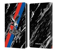 Head Case Designs Officially Licensed Crystal Palace FC Black Marble Crest Leather Wallet Case Compatible With Amazon Fire 7 2022
