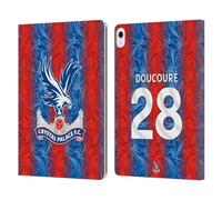 Head Case Designs Officially Licensed Crystal Palace FC Cheick Doucouré 2024/25 Players Home Kit Leather Wallet Case Compatible With Apple iPad Air 13 2024/2025