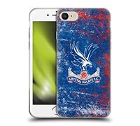 Head Case Designs Officially Licensed Crystal Palace FC Distressed Crest Gel Case [Military Grade Protection] Compatible with Apple iPhone 7/8 / SE 2020 & 2022 and Compatible with MagSafe