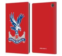 Head Case Designs Officially Licensed Crystal Palace FC Eagle Crest Leather Wallet Case Compatible With Amazon Fire Max 11 2023