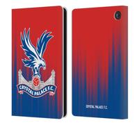 Head Case Designs Officially Licensed Crystal Palace FC Halftone Crest Leather Wallet Case Compatible With Amazon Fire 7 2022