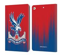 Head Case Designs Officially Licensed Crystal Palace FC Halftone Crest Leather Wallet Case Compatible With Apple iPad 9.7 2017 / iPad 9.7 2018